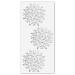 Tapete decorativo de silicona Snowflake