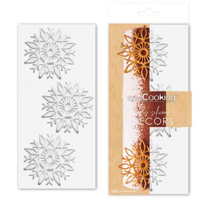 Tapete decorativo de silicona Snowflake