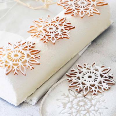 Tapete decorativo de silicona Snowflake