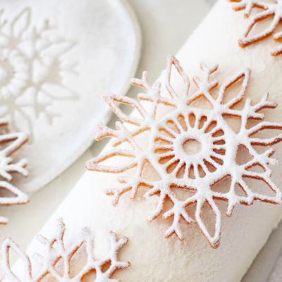 Tapete decorativo de silicona Snowflake