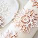 Tapete decorativo de silicona Snowflake