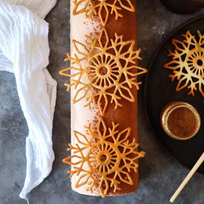 Tapete decorativo de silicona Snowflake