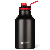 Botella trmica XL 2000 ml acero negro