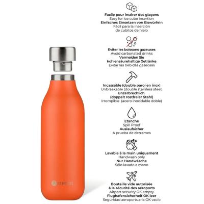 Botella t�rmica 2.0 500 ml Naranja