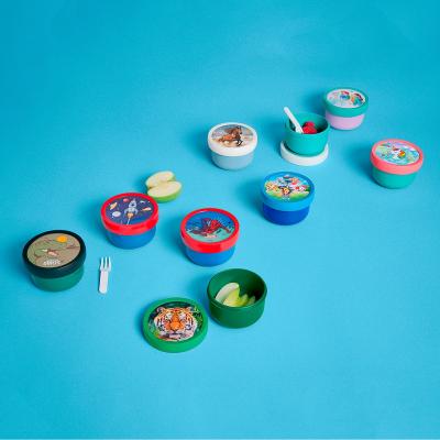 Fiambrera fruta con tenedor 300 ml Unicorn Glow