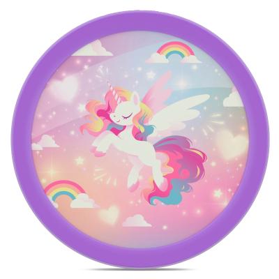 Fiambrera fruta con tenedor 300 ml Unicorn Glow