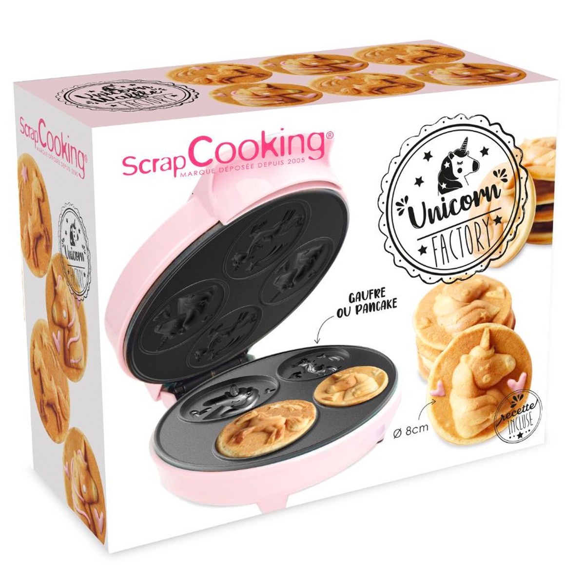 M�quina para hacer gofres Unicorn Factory