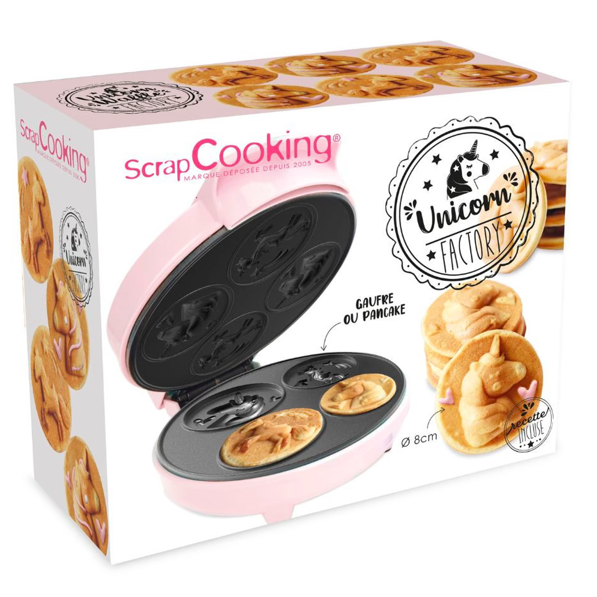M�quina para hacer gofres Unicorn Factory