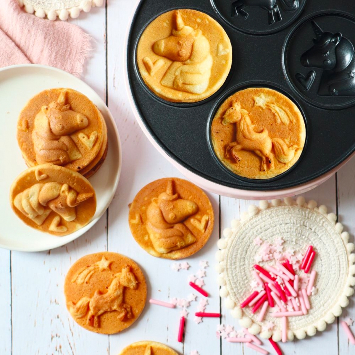 M�quina para hacer gofres Unicorn Factory