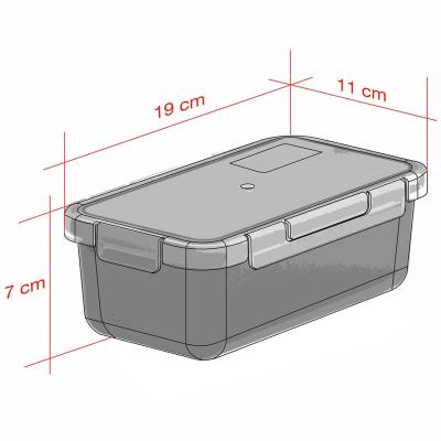 Tupper fiambrera Valira Pastel 0,75 L