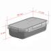 Tupper fiambrera Valira Pastel 0,5 L