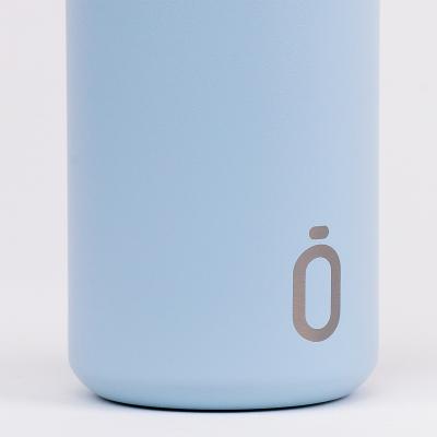 Termo cermico Runbott Cup Mii 350 ml polvo azul