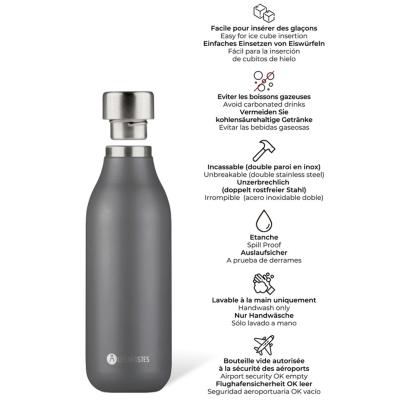 Botella t�rmica 2.0 500 ml Grey
