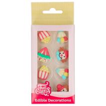 Set 8 decoraciones de azcar Circo