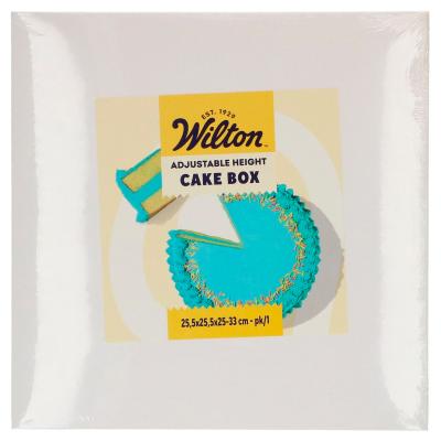 Caja para pasteles altura regulable 25x25x25-33