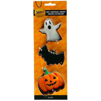 Set 3 cortadores galletas Murci�lago Fantasma Cala