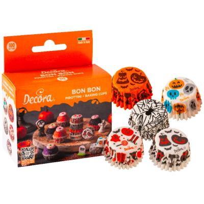 Papel mini cupcakes x100 Halloween