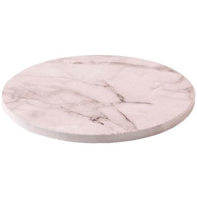 Base pasteles redonda m�rmol blanco 30x1,2 cm