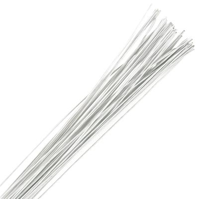 Set 20-22 hilo metlico blanco para flores