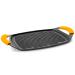 Grill plancha ondulada antiadherente 36x23 cm
