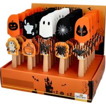 Esp�tula amb tallador galetes Halloween assort