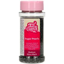 Sprinkles Perlas azcar 80 g negro brillante