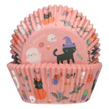 Papel cupcakes x48 Cute Halloween