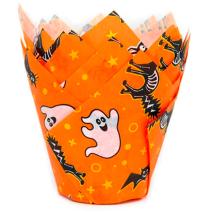 Papel cupcakes x36 Tulipa Scary Halloween