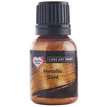 Pintura aliment�ria met�l.lica 25 ml Or