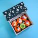 Juego 2 cajas para 6 cupcakes Esqueleto