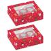 Juego 2 cajas para 6 cupcakes Festive Friends