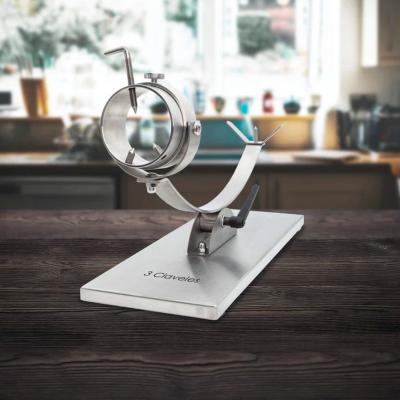 Jamonero Basculante acero inox 3 Claveles