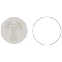 Set cortador y sello galletas Bast�n de Caramelo