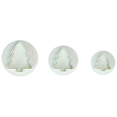 Juego 3 cortadores con expulsor �rbol de Navidad