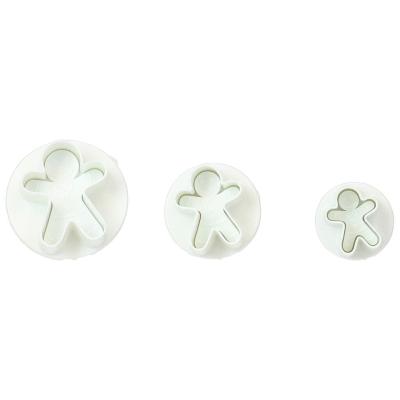 Juego 3 cortadores con expulsor Mueco jengibre