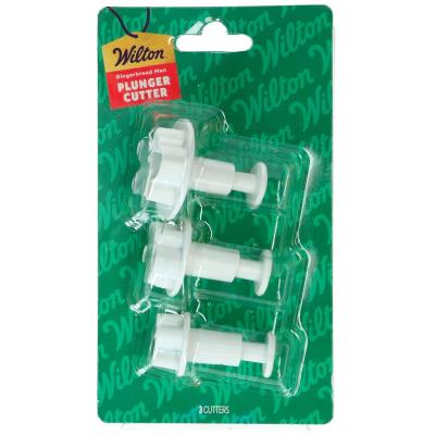 Juego 3 cortadores con expulsor Mueco jengibre