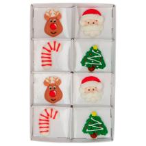 Set 8 decoraciones de az�car Wilton Merry Christma