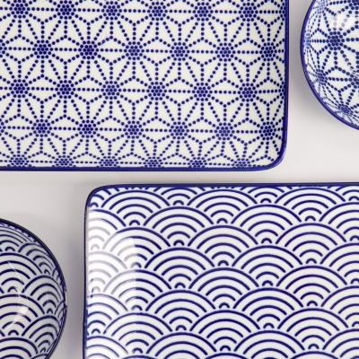 Set japon�s presentaci�n sushi makis Blue 6 piezas