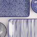 Set sushi 4 piezas y palillos l�neas y dots