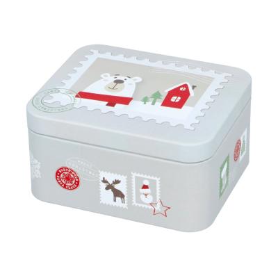 Caja metal Christmas sello oso S