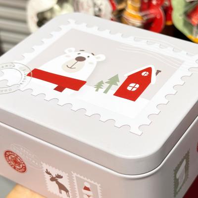 Caja metal Christmas sello oso S