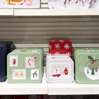 Caja metal Christmas sellos M