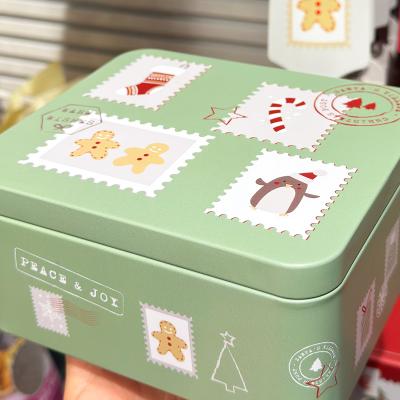 Caja metal Christmas sellos M