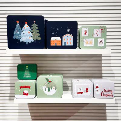 Caja metal Merry Xmas Santa S