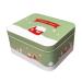 Caja metal Merry Xmas green S Caja metal Merry Xmas green S