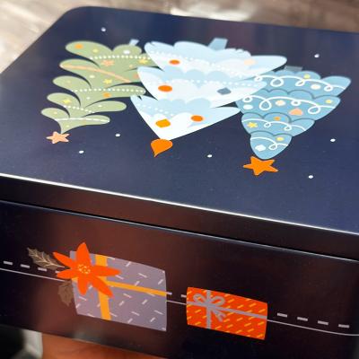 Caja metal Christmas night XL