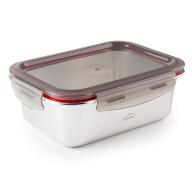 Tupper acer rectangular tapa plstic
