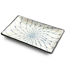 Safata sushi rectangular Xarxa pesca 21x13 cm