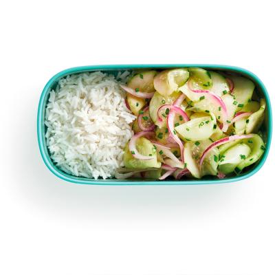 Fiambrera individual LunchBox to Go turquesa 0,5 L