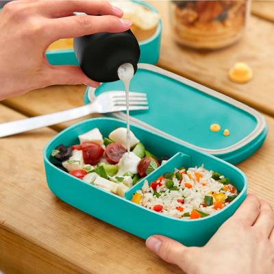 Fiambrera individual LunchBox to Go turquesa 0,5 L